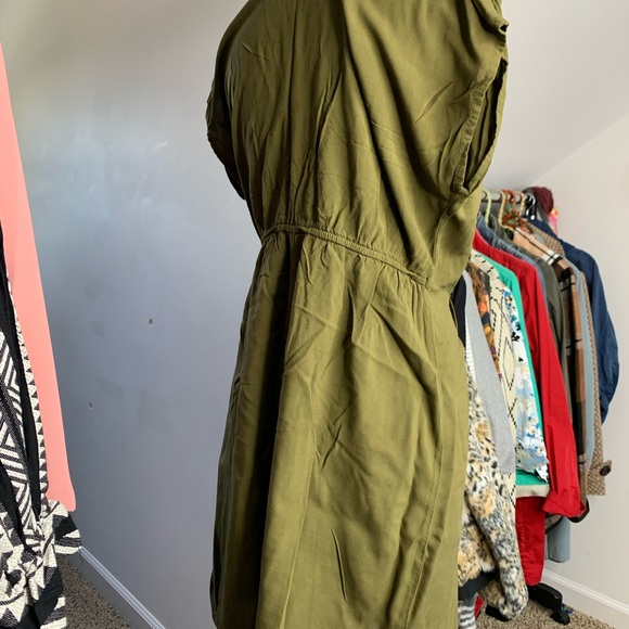 Olive green Mossimo dress -medium - Picture 3 of 7
